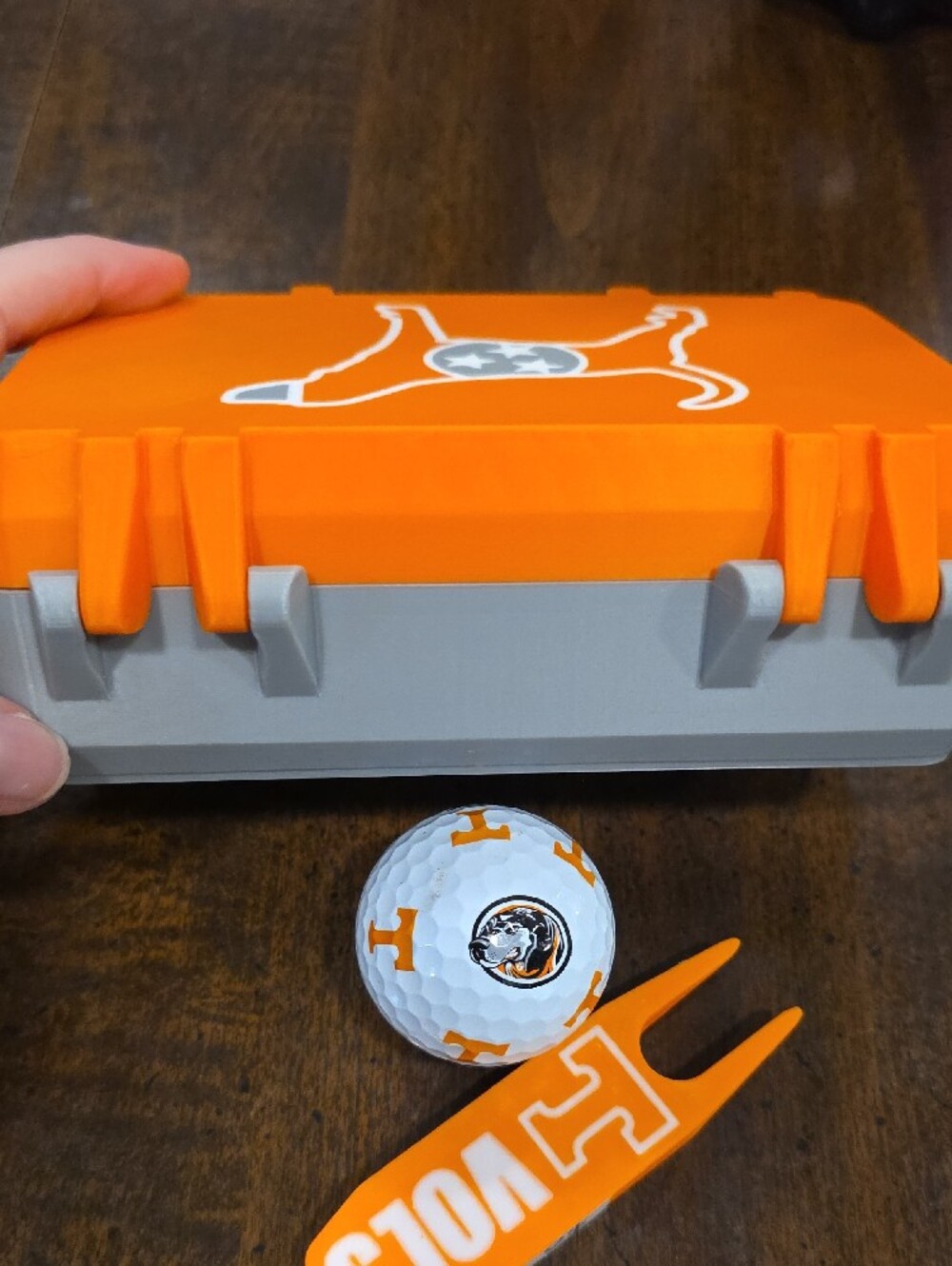 Tennessee Volunteers Golf Divot Tool + Ball & Case - Orange White - Picture 6 of 6